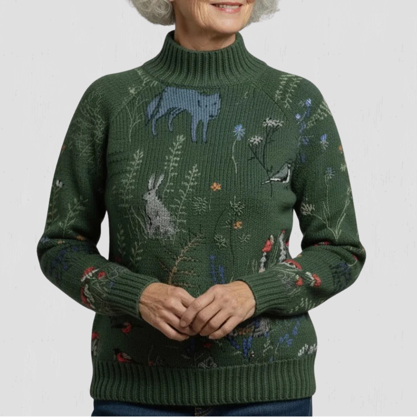Rosgrove | Women - Knitted Jumper - Forest Print