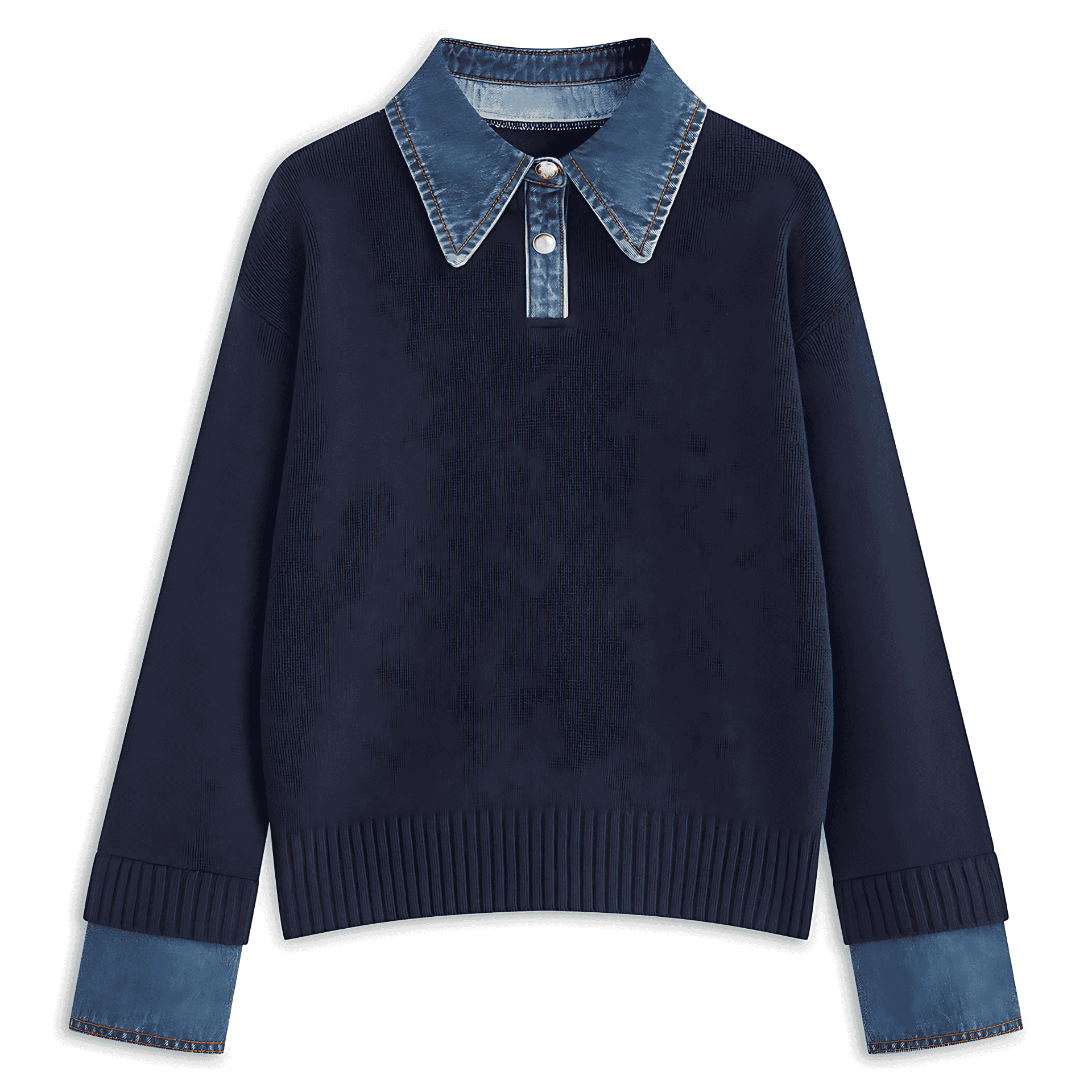Rosgrove | Women - 2 in 1 Jumper - Lapel Design