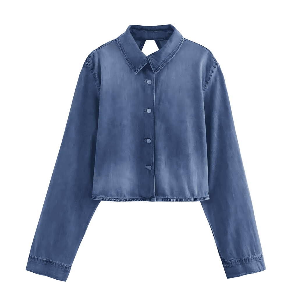 Rosgrove | Women - Backless Long Sleeve Jacket - Stylish Design