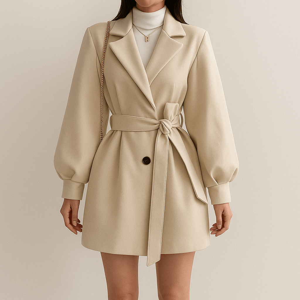 Rosgrove | Women - Belted Trench Coat - Elegant Fit