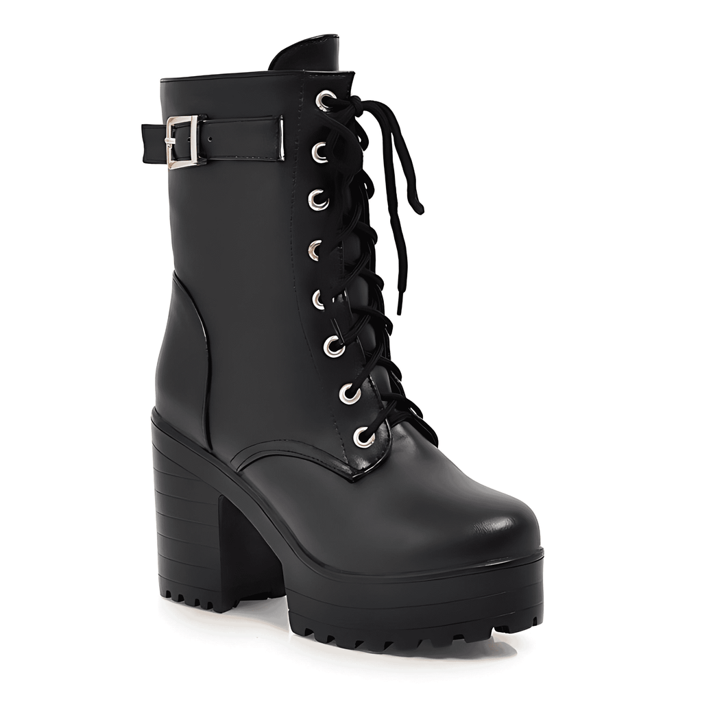 Rosgrove | Women - Boots - Lace Up with Buckle