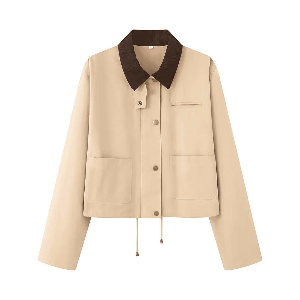 Rosgrove | Women - Casual Jacket with Contrast Collar & Pockets