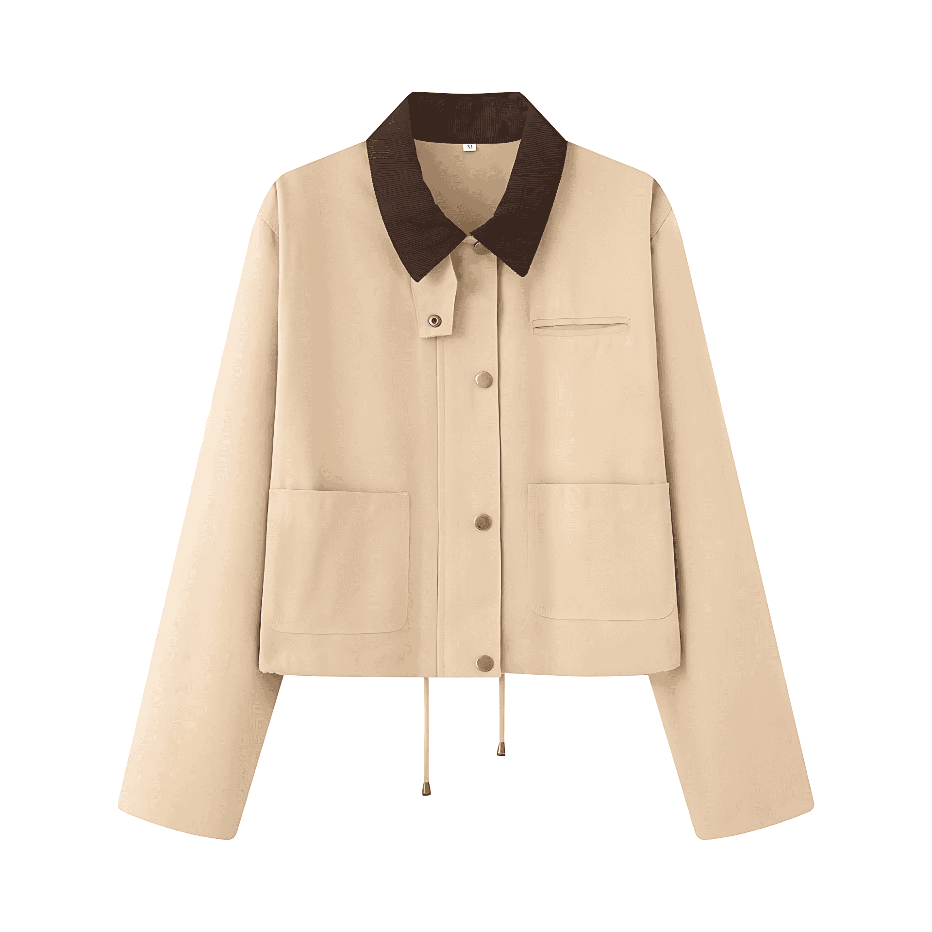 Rosgrove | Women - Casual Jacket with Contrast Collar & Pockets
