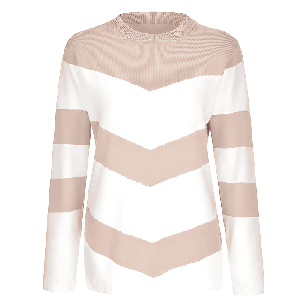 Rosgrove | Women - Chevron Pattern Jumper - Round Neck