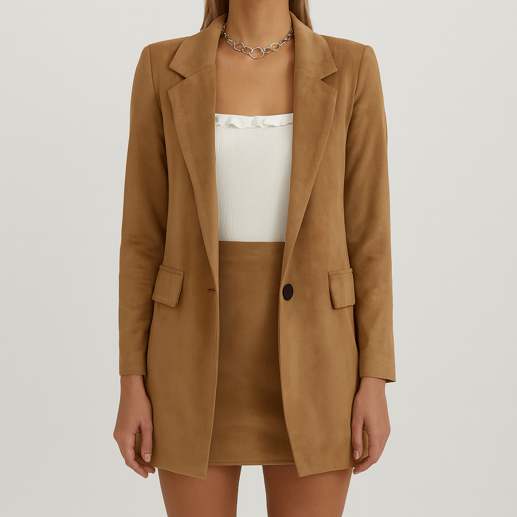 Rosgrove | Women - Chic Blazer & Skirt Set - Modern Style