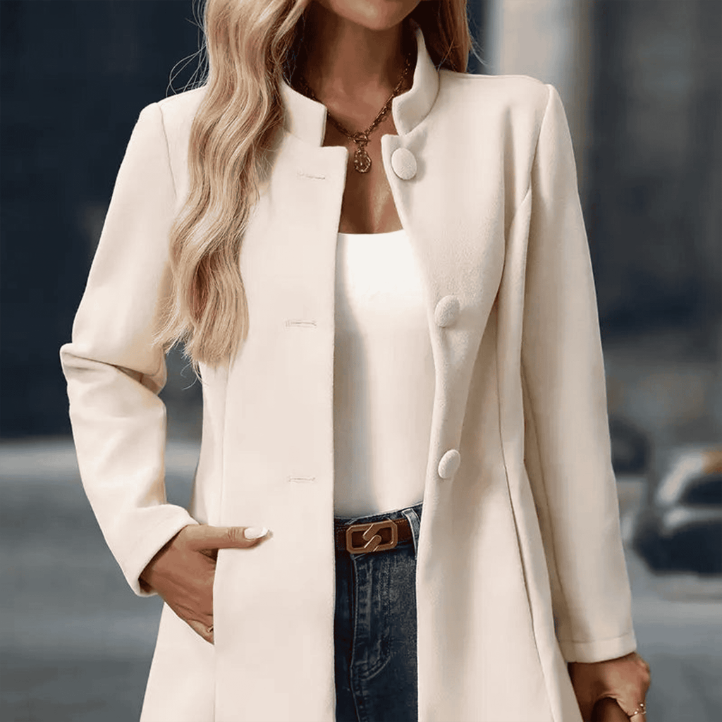 Rosgrove | Women - Chic Mid-Length Coat - Casual Style