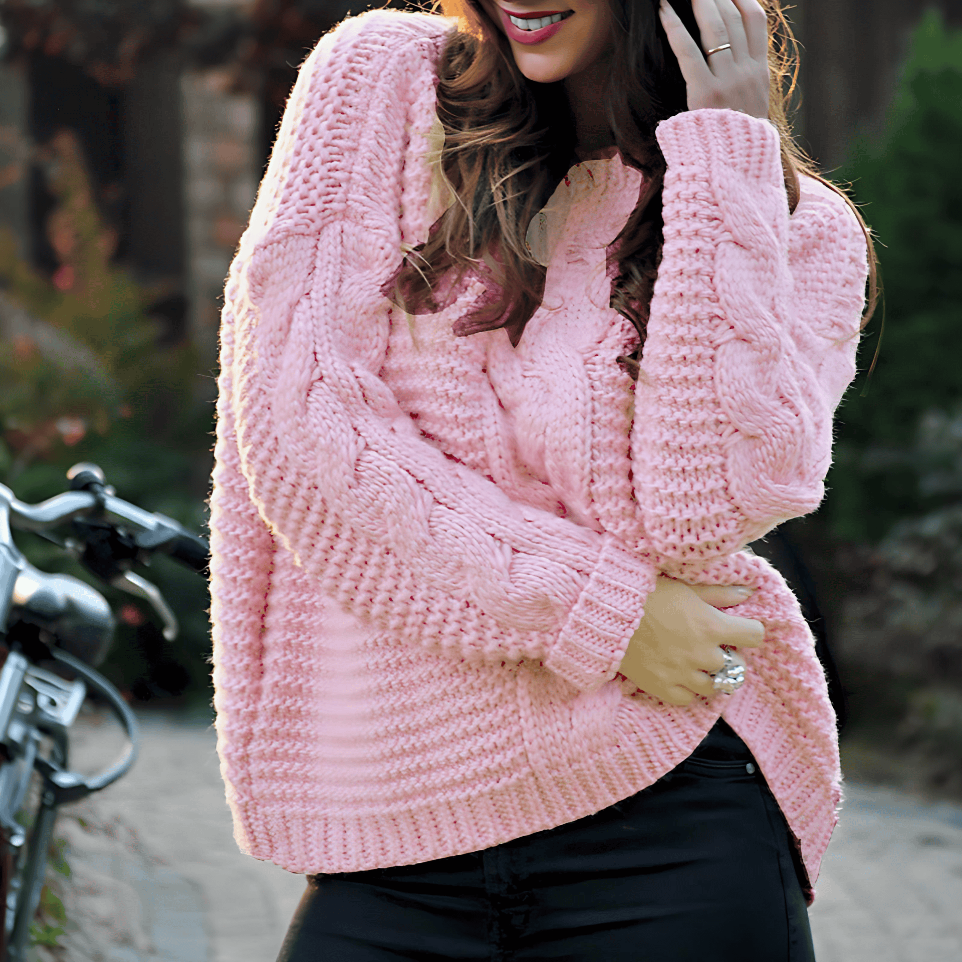 Rosgrove | Women - Chunky Cable Knit Oversized Jumper