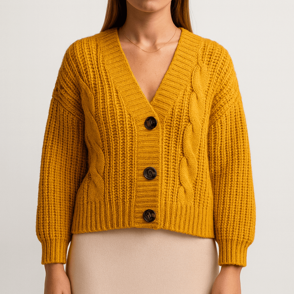 Rosgrove | Women - Chunky Knit Cardigan - V-Neck