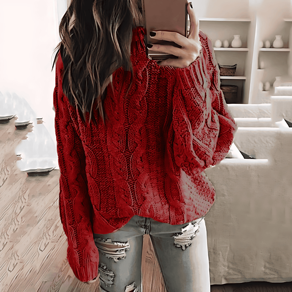 Rosgrove | Women - Chunky Knit Jumper - Trendy Cable Design