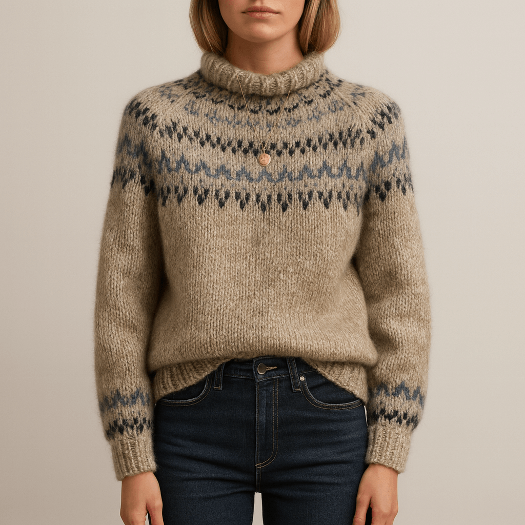 Rosgrove | Women - Chunky Knit Oversized Jumper - Fair Isle