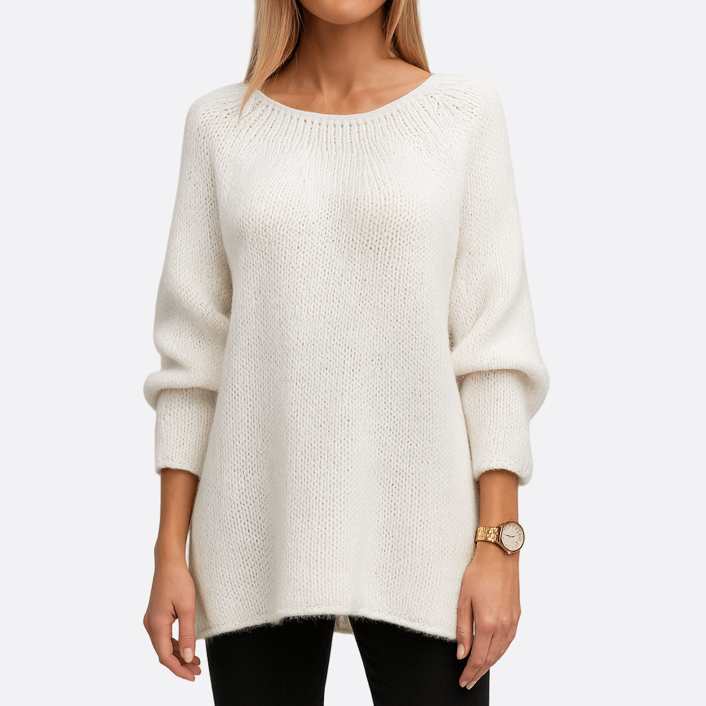 Rosgrove | Women - Chunky Knit Oversized Winter Jumper - Relaxed Fit