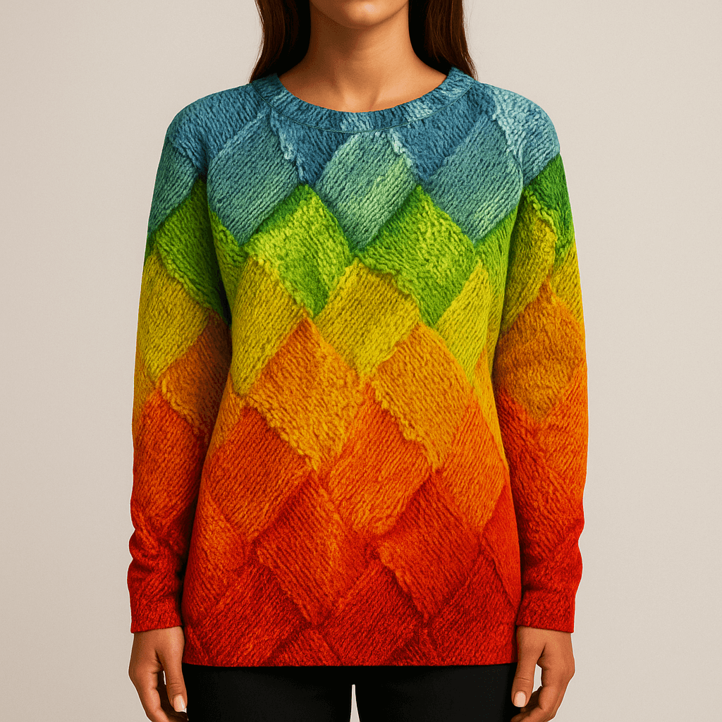 Rosgrove | Women - Colourful Knitted Jumper - Casual Fit