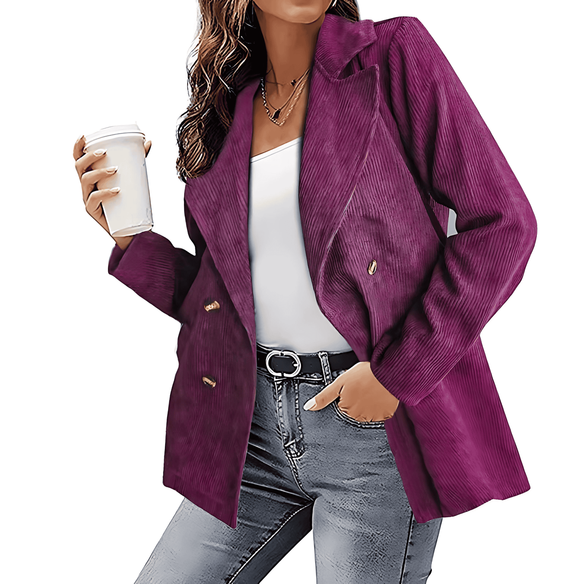 Rosgrove | Women - Corduroy Blazer - Casual Style