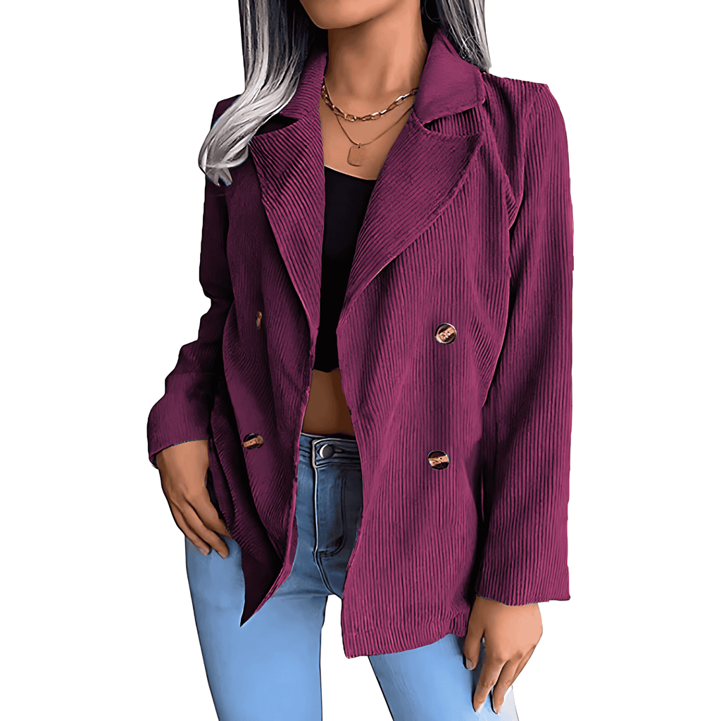 Rosgrove | Women - Corduroy Jacket - Double Button Placket