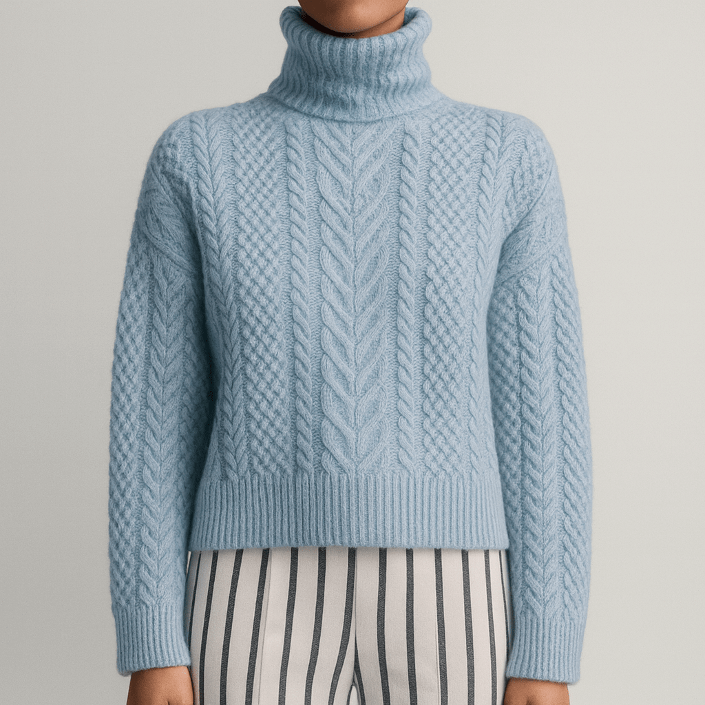 Rosgrove | Women - Cosy Turtleneck Jumper - Soft Knit Style