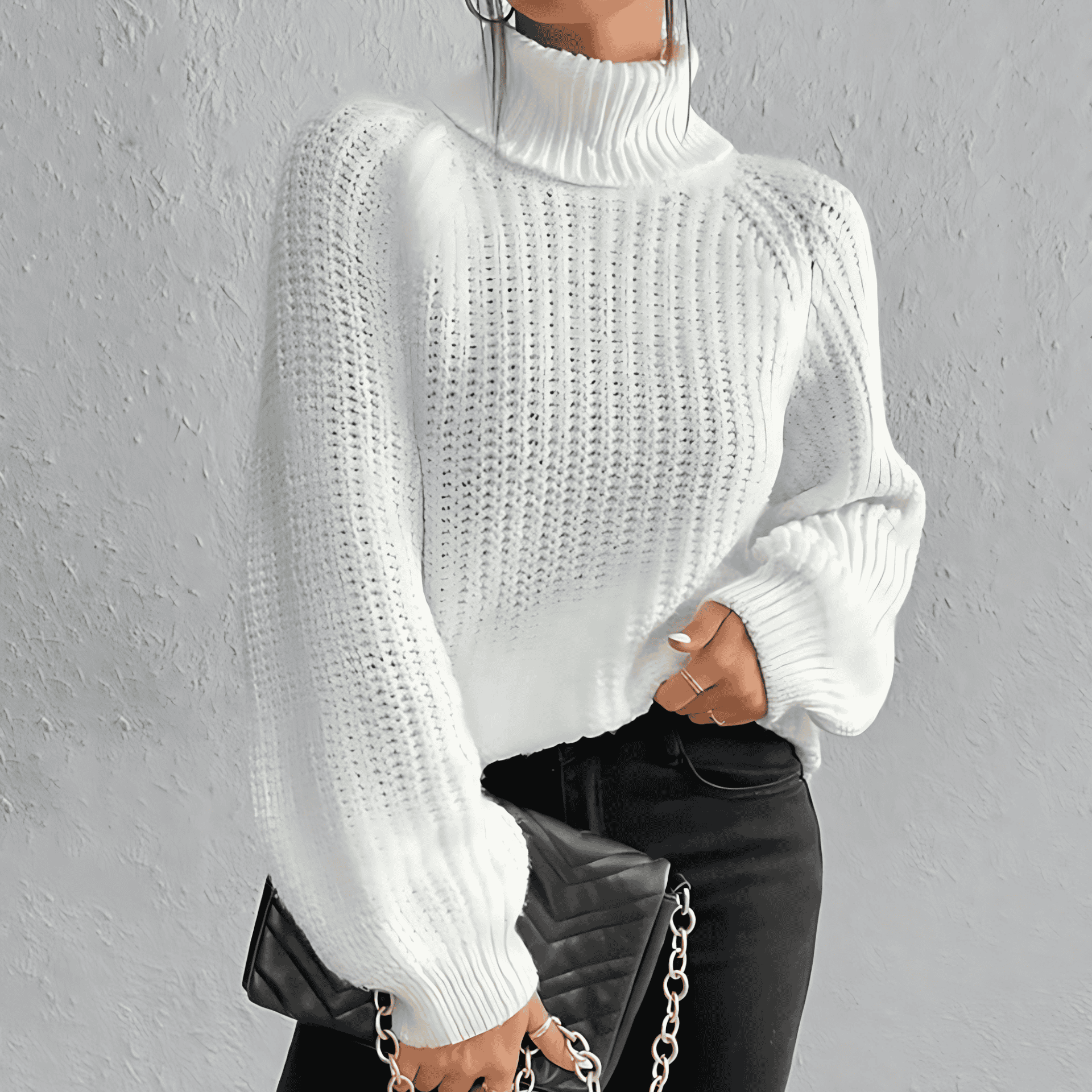 Rosgrove | Women - Cosy Turtleneck Jumper - Winter Style