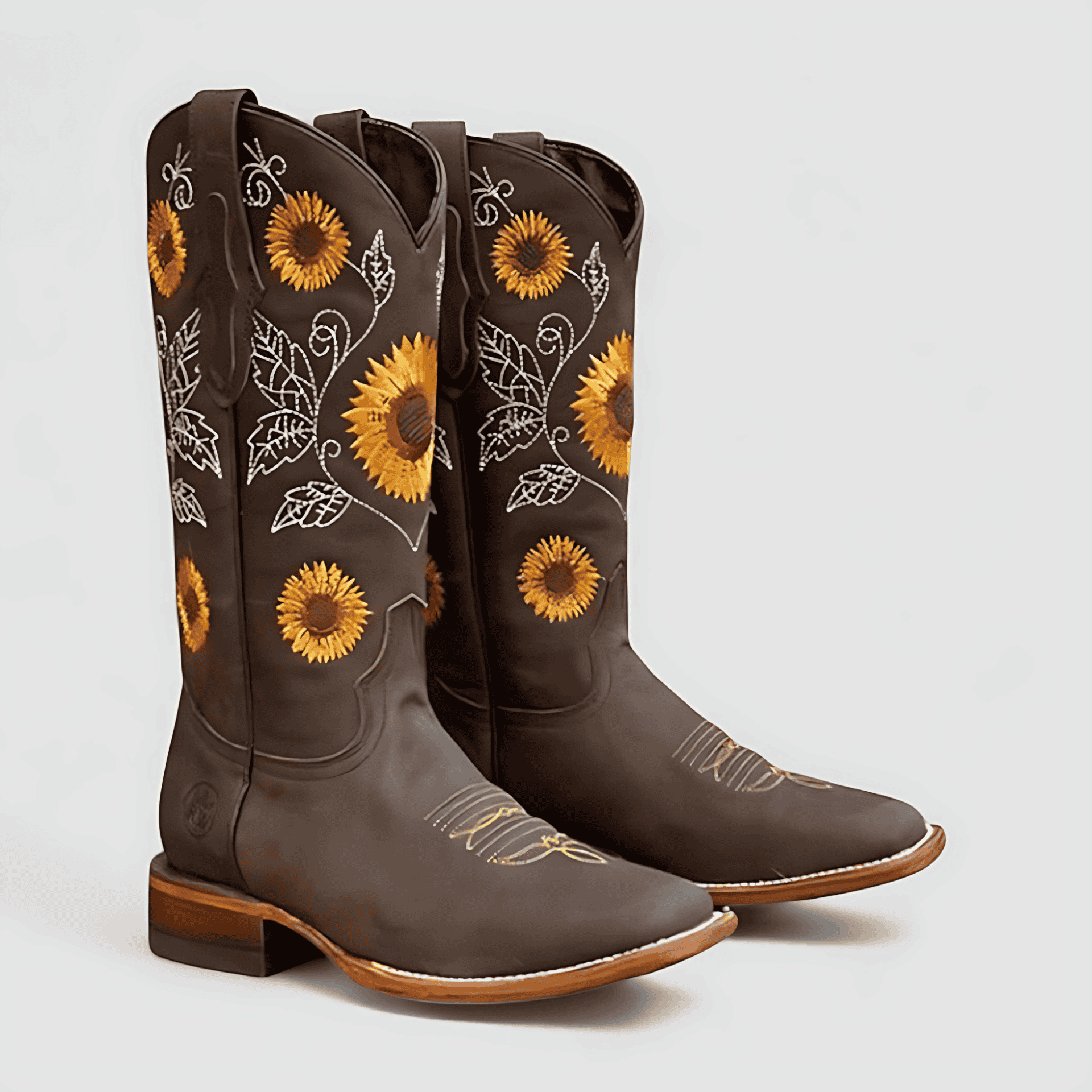 Rosgrove | Women - Cowboy Boots - Floral Embroidery Design