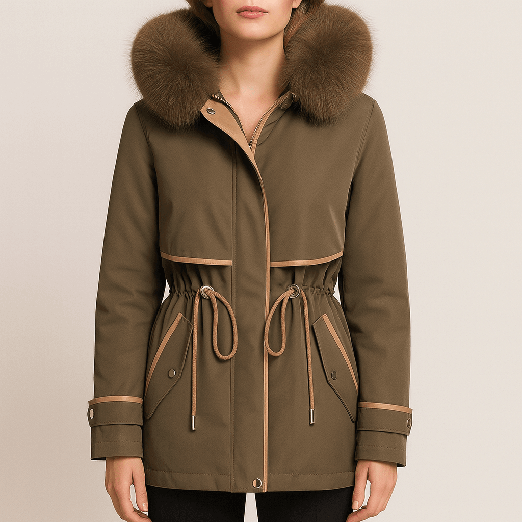 Rosgrove | Women - Cozy Quilted Winter Jacket - Hooded Design