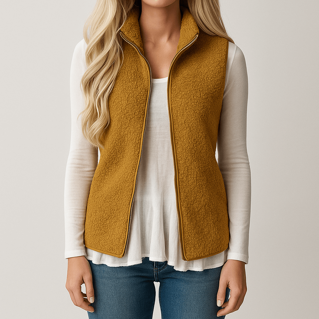 Rosgrove | Women - Cozy Zip Waistcoat - Stylish Fit
