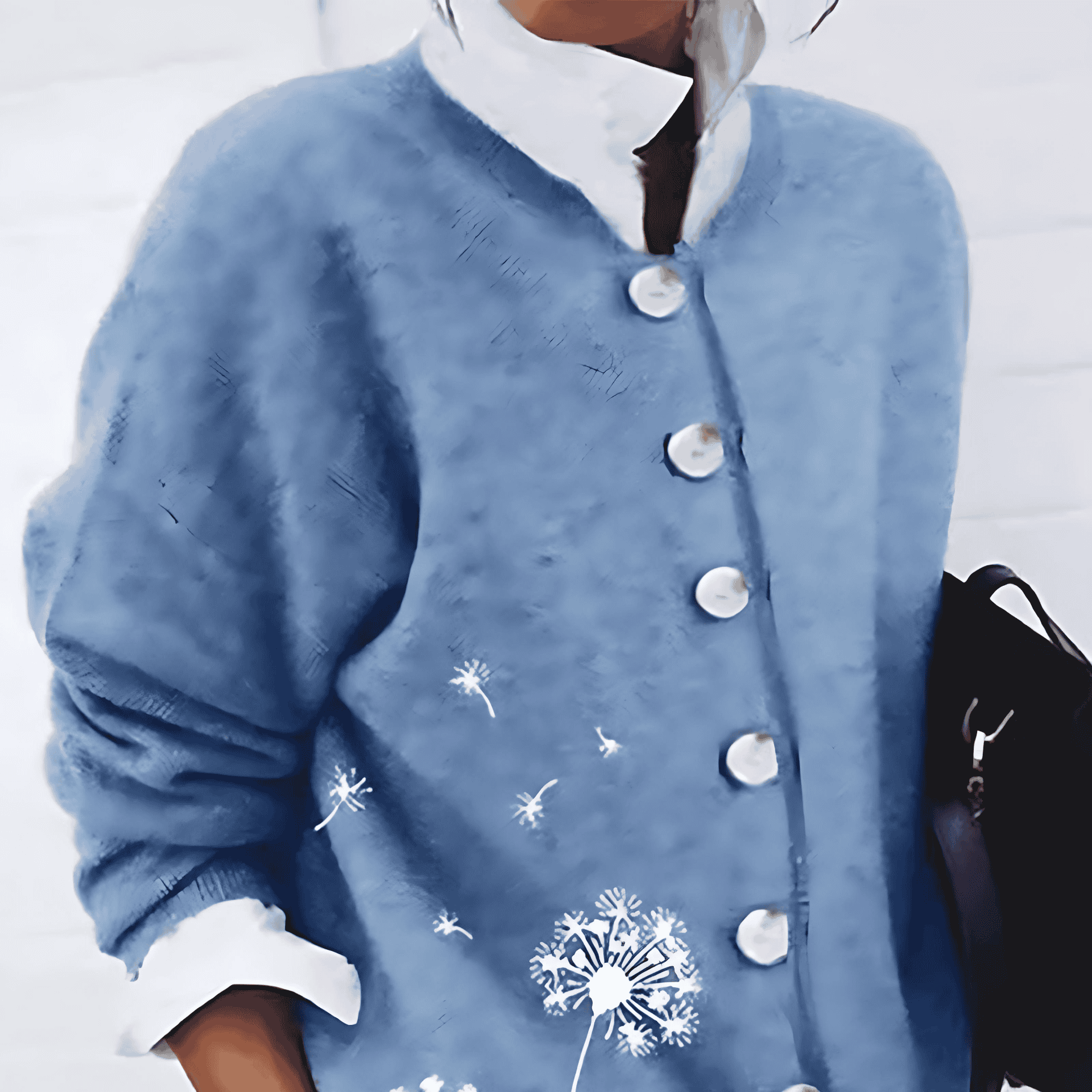 Rosgrove | Women - Dandelion Print Knit Cardigan