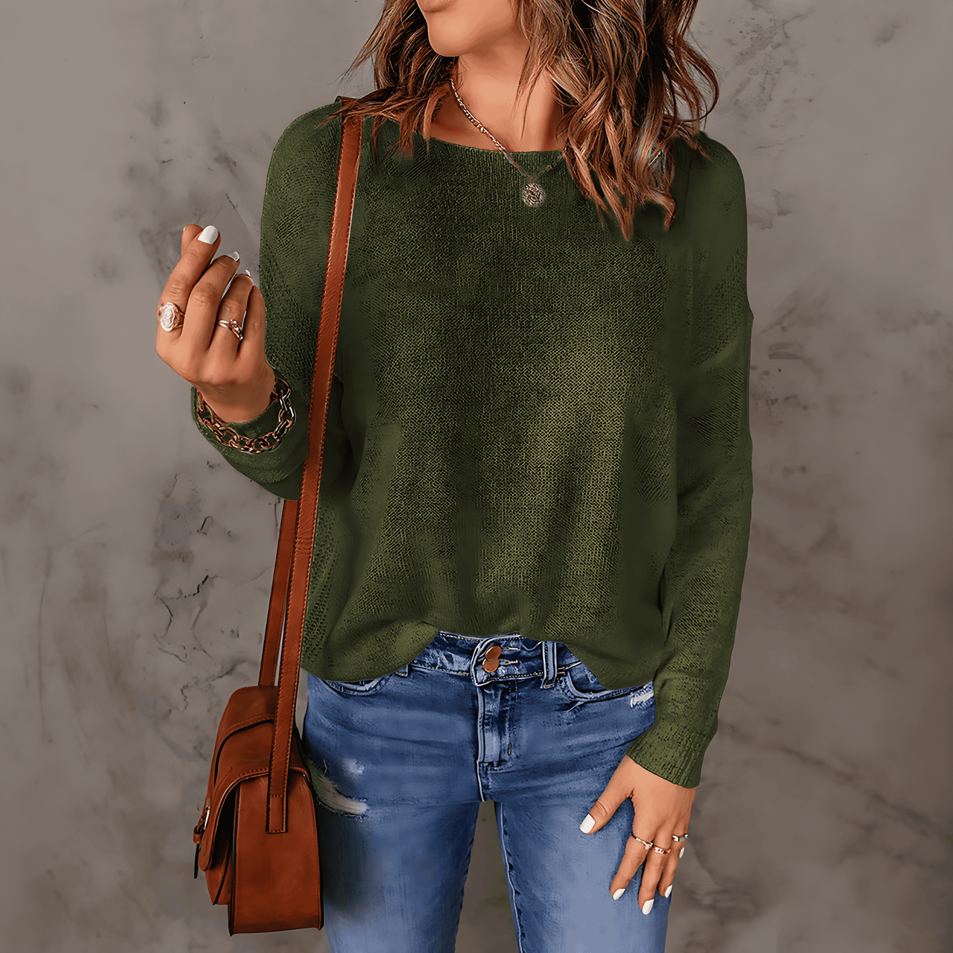Rosgrove | Women - Elegant Casual Knitted Jumper - Wide Cut