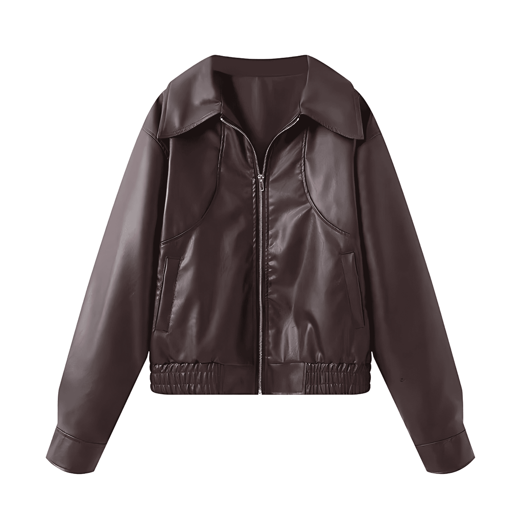 Rosgrove | Women - Faux Leather Jacket - Casual Fit
