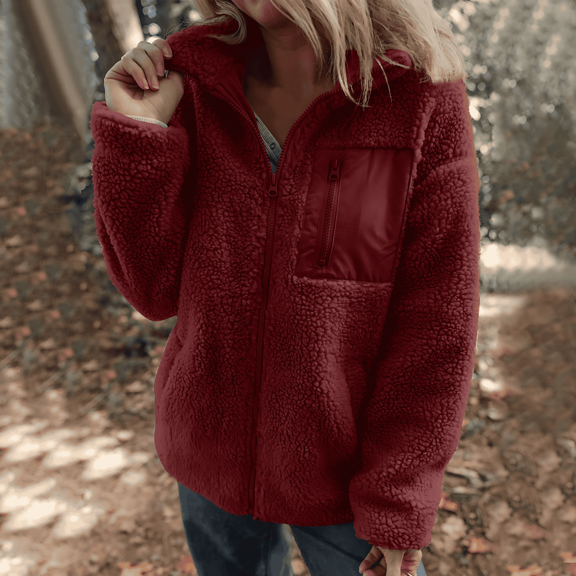 Rosgrove | Women - Fleece Jacket - High Collar Style