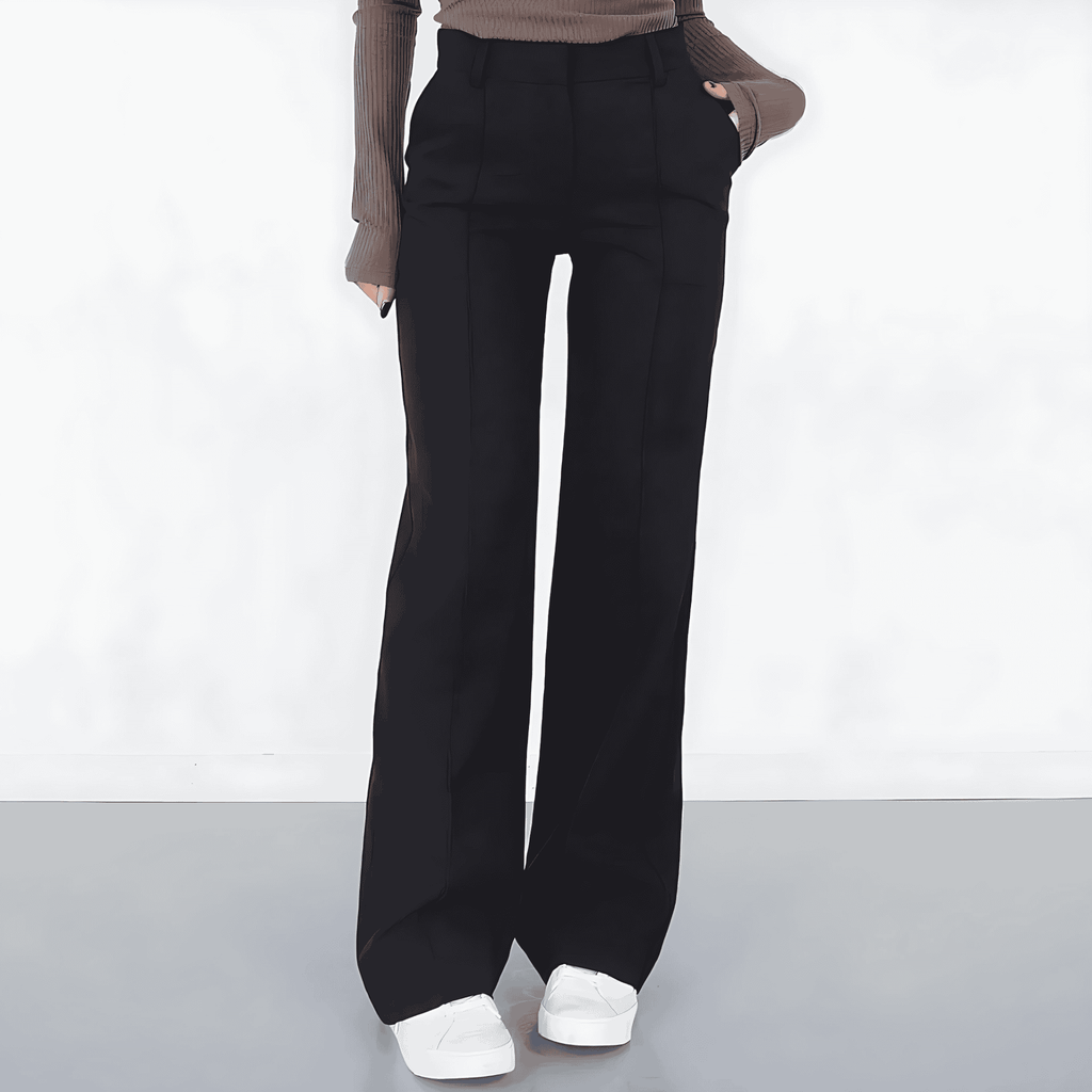 Rosgrove | Women - High-Waisted Straight Leg Trousers - Tailored