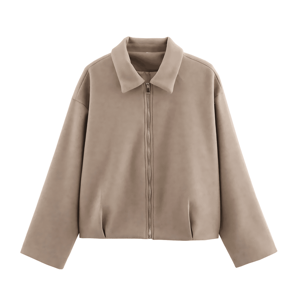 Rosgrove | Women - High Collar Sporty Jacket - Zip-up Style