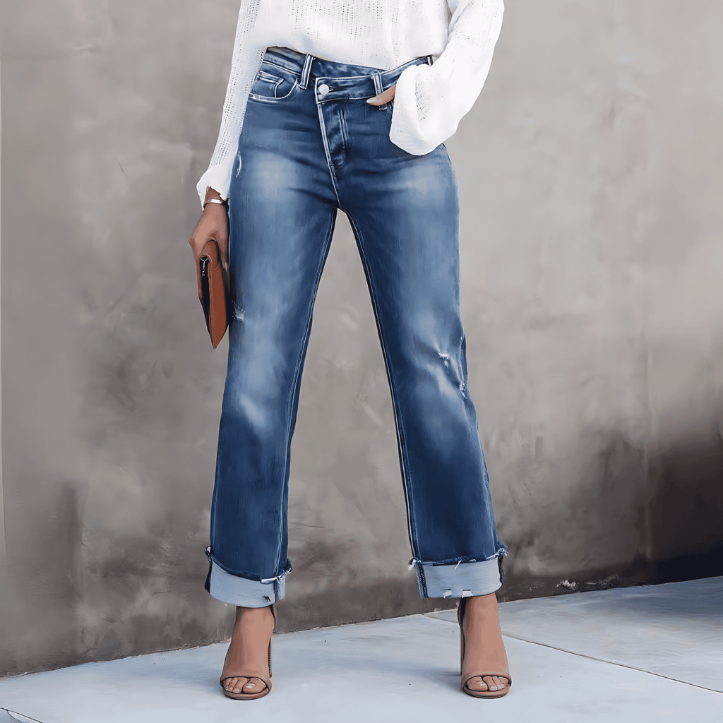 Rosgrove | Women - High Waist Flared Jeans