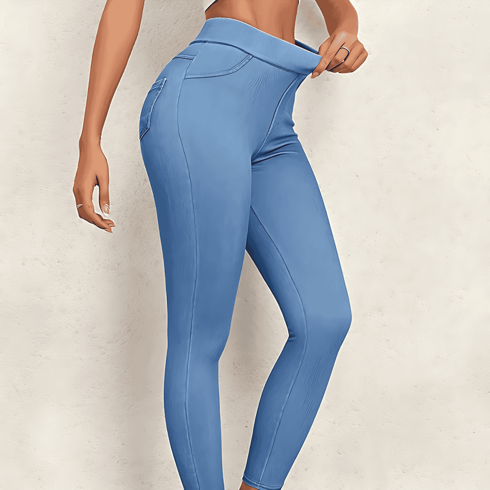Rosgrove | Women - High Waist Skinny Jeggings - Stylish Fit