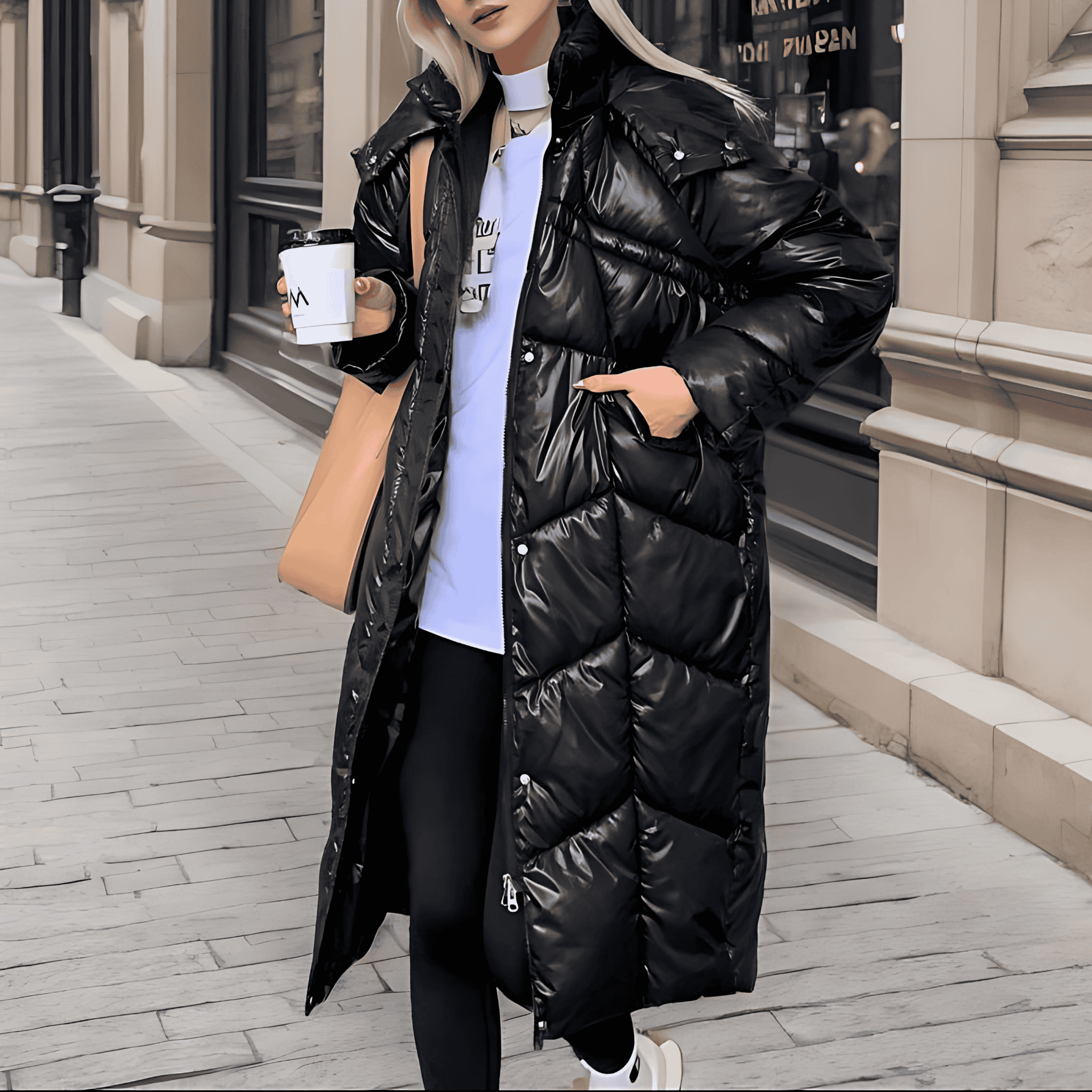 Rosgrove | Women - Insulated Long Puffer Jacket - Relaxed Fit