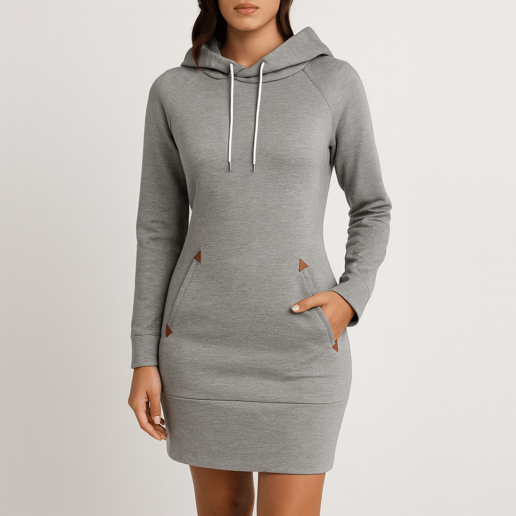 Rosgrove | Women - Jumper Dress - Cozy Hood & Pockets