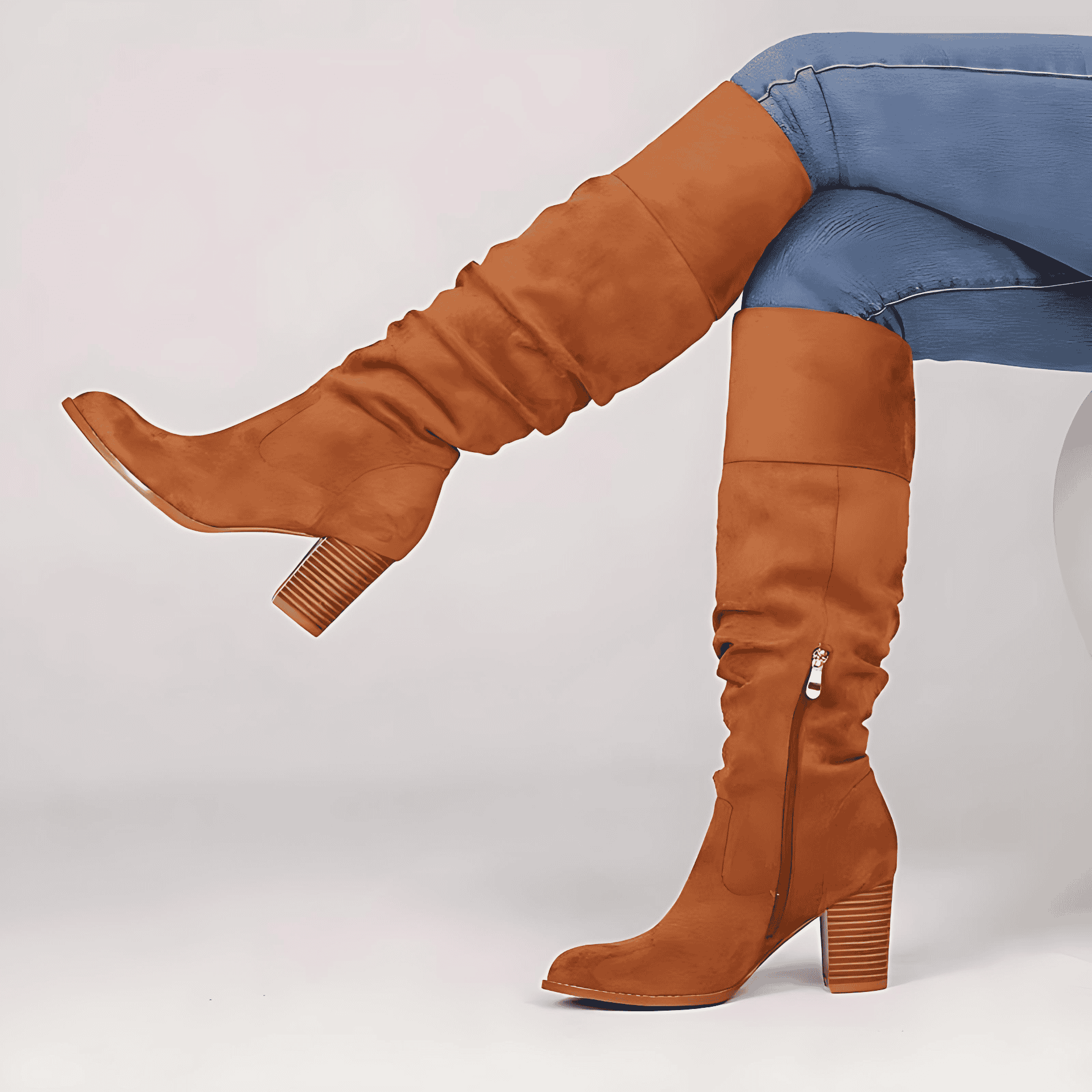 Rosgrove | Women - Knee-High Boots – Block Heel Style