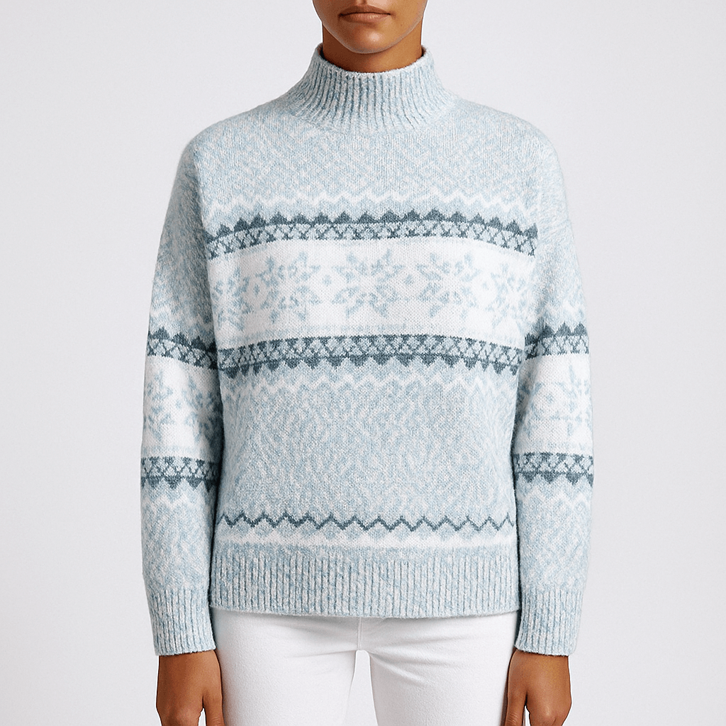 Rosgrove | Women - Knitted Jumper - Snowflake Pattern