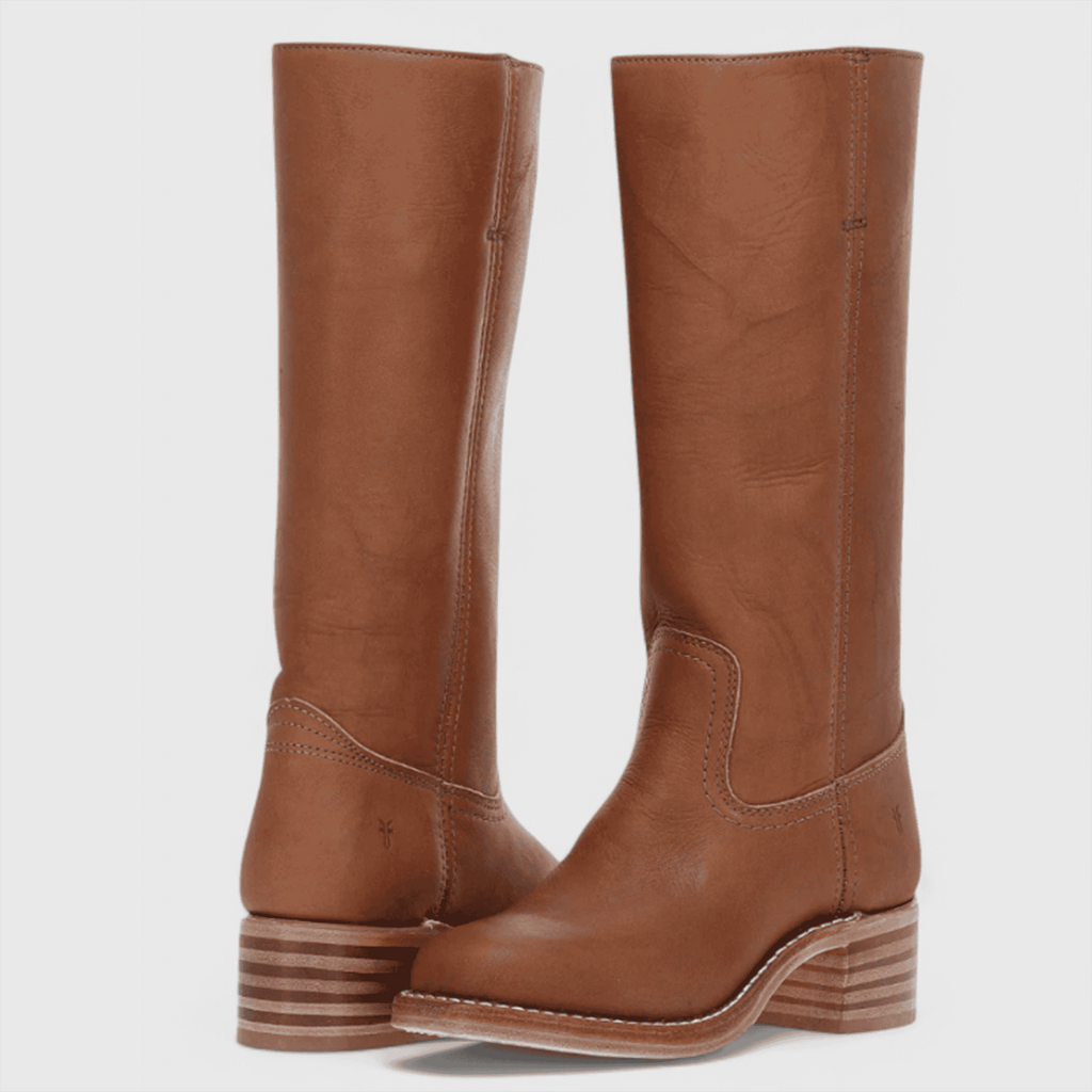Rosgrove | Women - Leather Knee-High Boots - Heeled