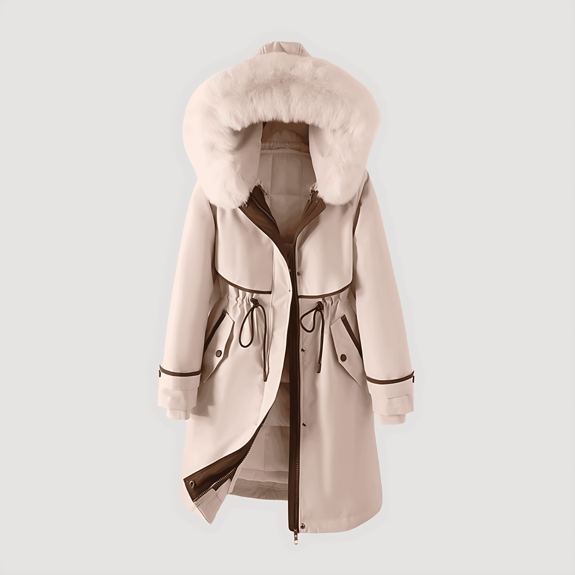 Rosgrove | Women - Long Faux Fur Winter Parka - Waterproof