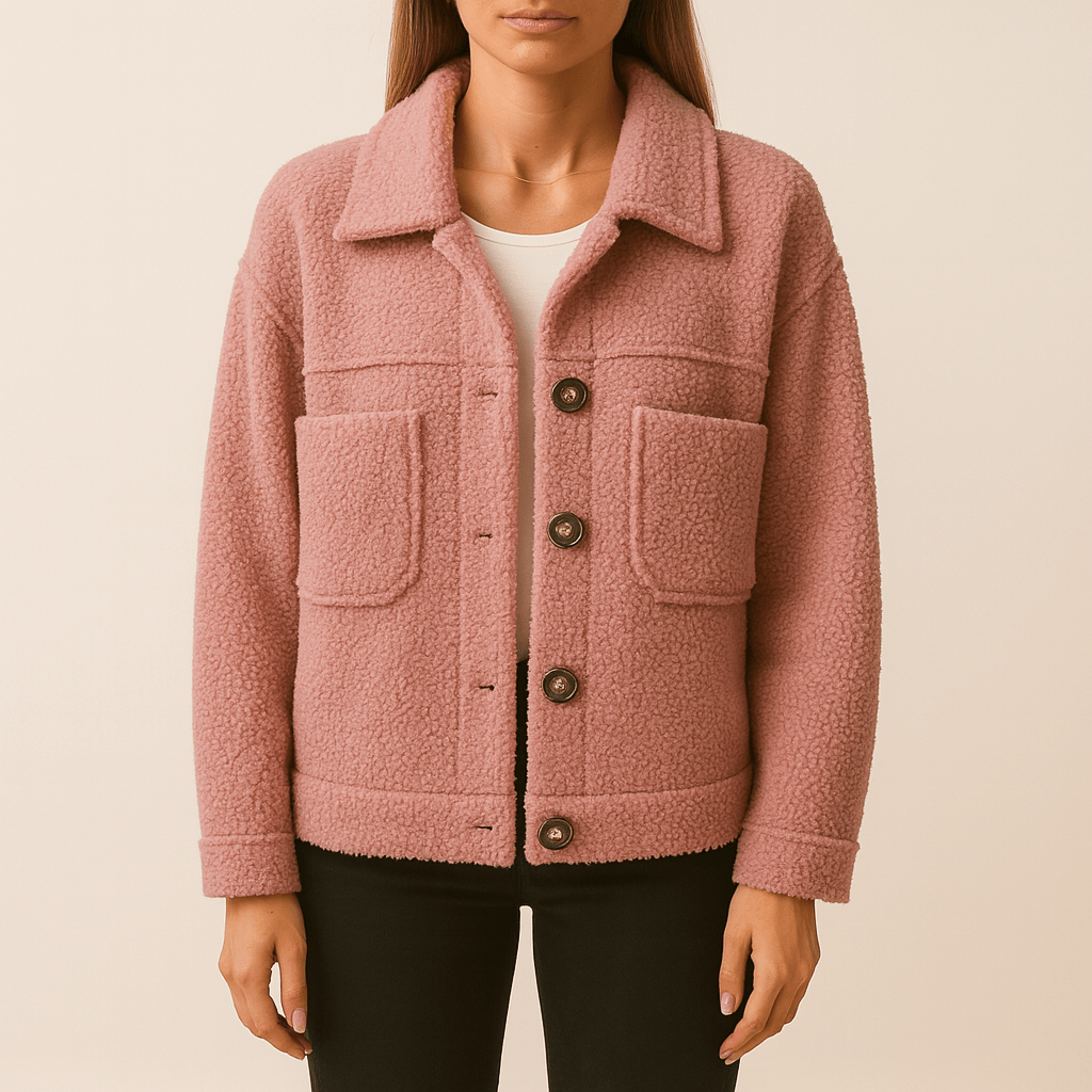 Rosgrove | Women - Long Sleeve Teddy Coat - Cosy Winter Style