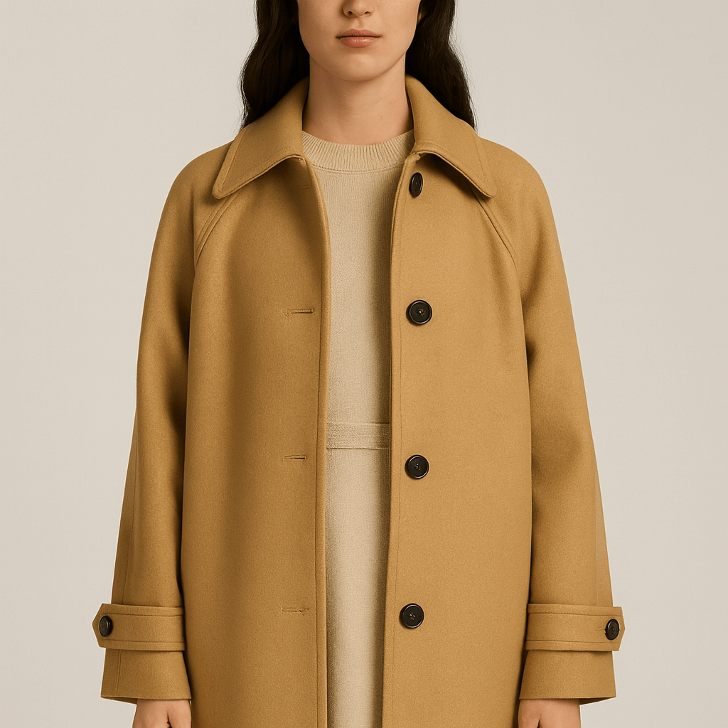 Rosgrove | Women - Long Warm Trench Coat - Classic Style