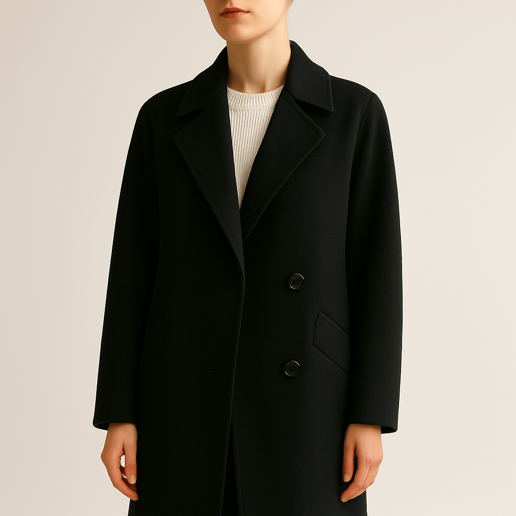 Rosgrove | Women - Long Winter Trench Coat with Waist Belt