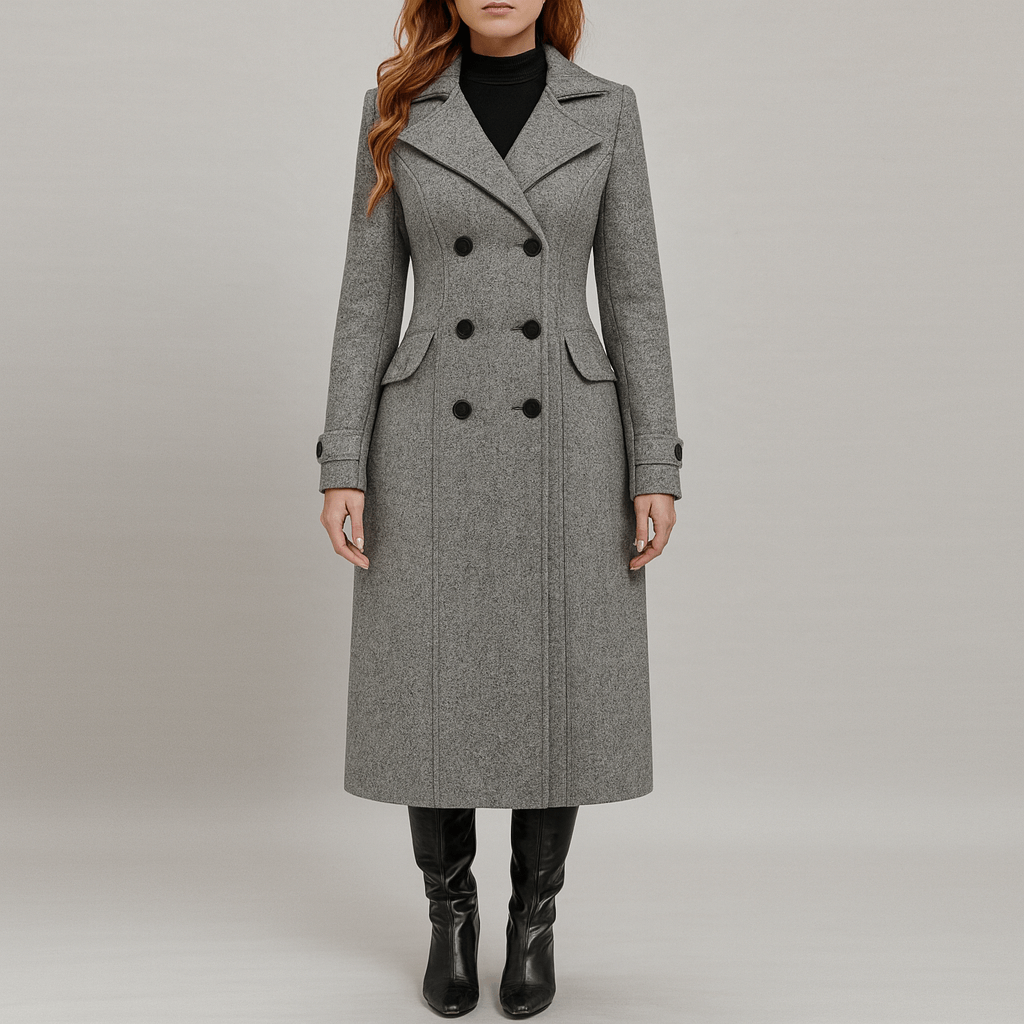 Rosgrove | Women - Longline Winter Coat - Double-Breasted