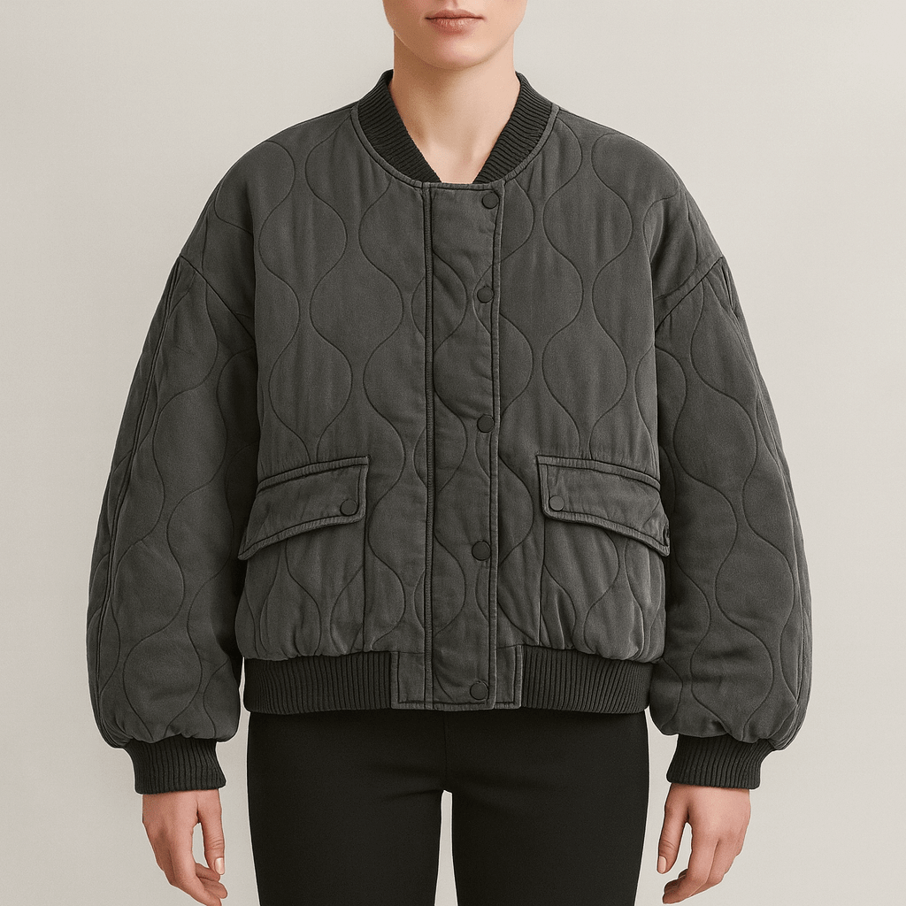 Rosgrove | Women - Loose Fit Winter Jacket - Quilted Design