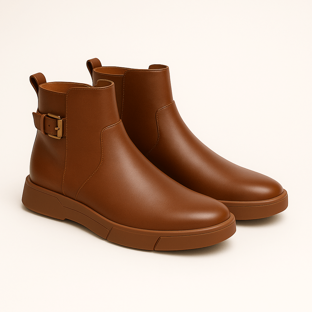 Rosgrove | Women - Mid-Ankle Boots - Side Buckle Design