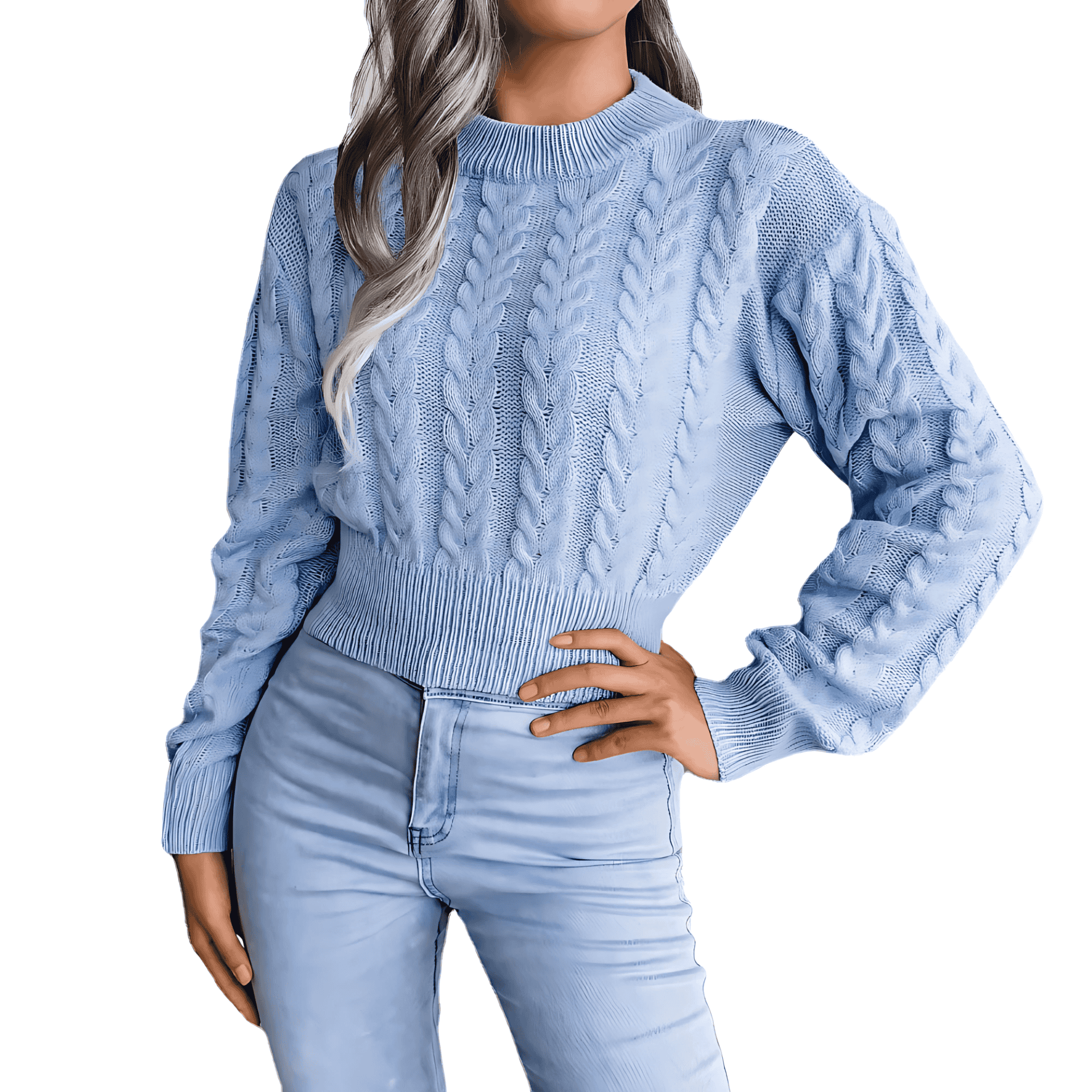 Rosgrove | Women - Modern Knitted Jumper with Fitted Waist