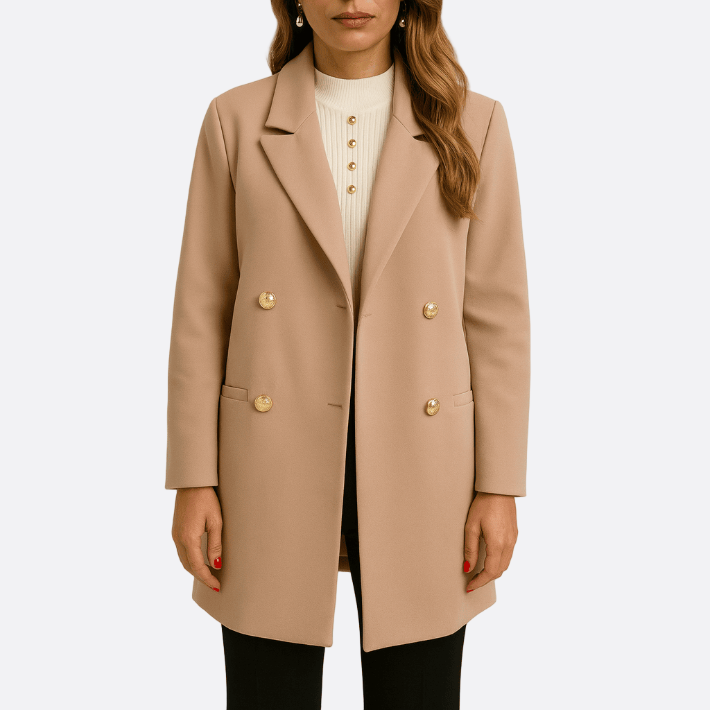 Rosgrove | Women - Oversized Blazer Coat - Double-Breasted Style