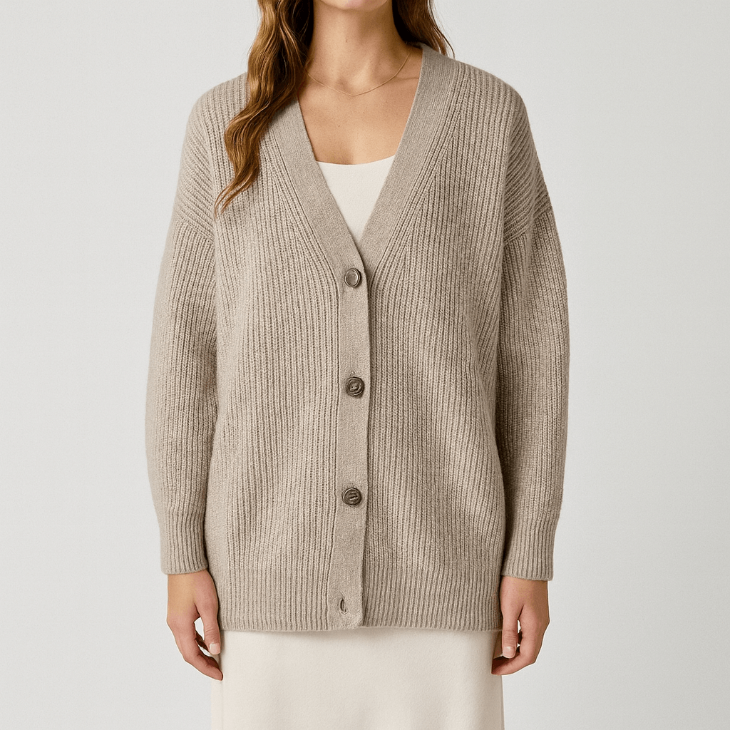 Rosgrove | Women - Oversized Cardigan - Ribbed Knit