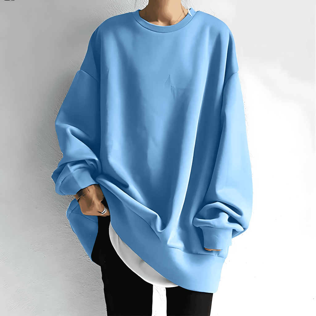 Rosgrove | Women - Oversized Crew Neck Sweatshirt - Cozy Fit