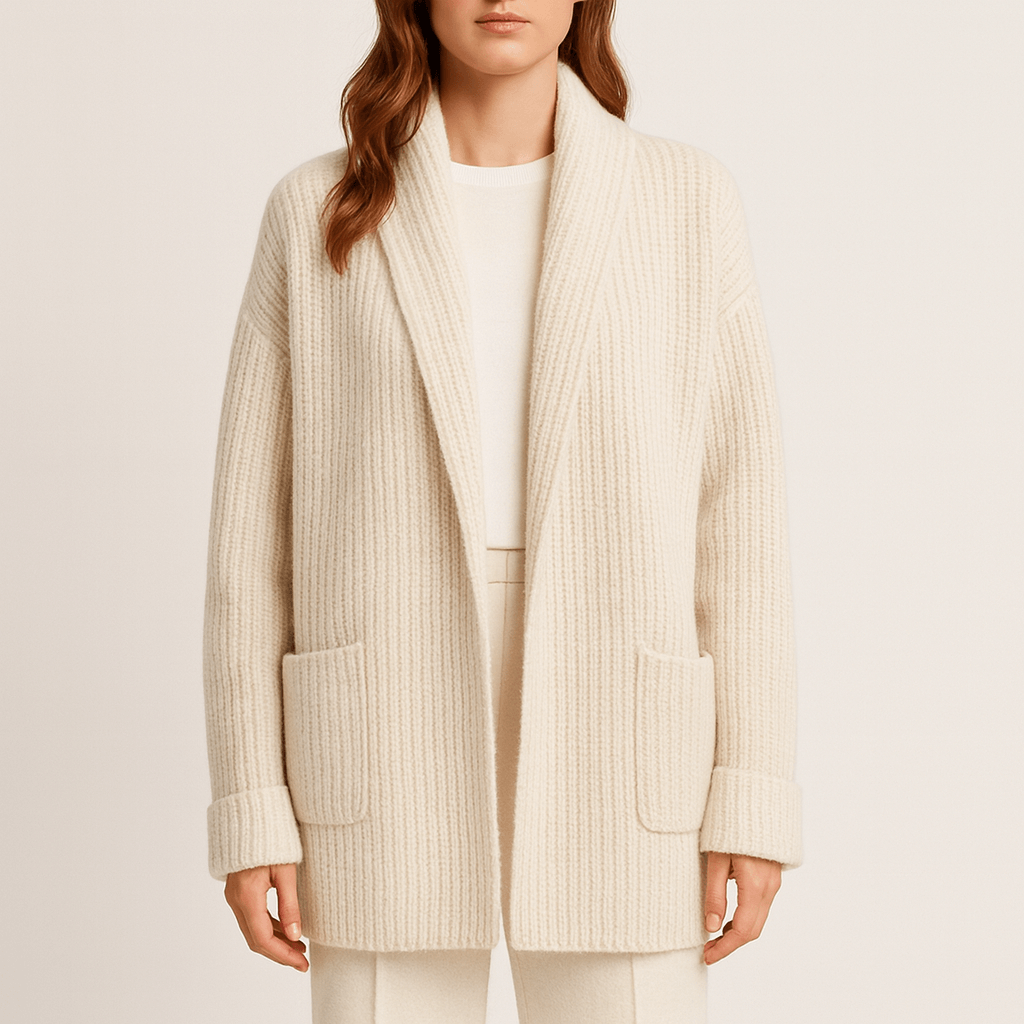 Rosgrove | Women - Oversized Fit Knit Cardigan - Wool Blend