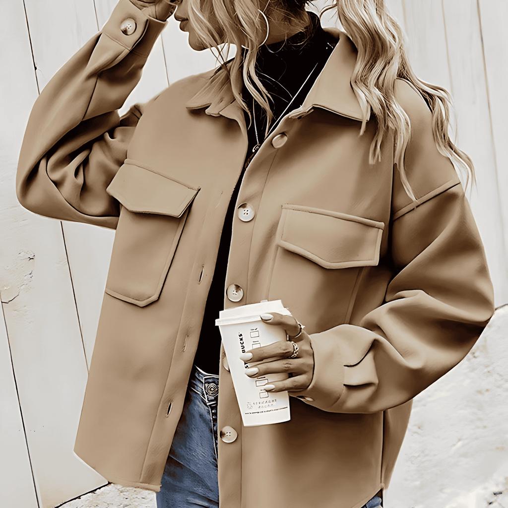 Rosgrove | Women -  Oversized Jacket with Pockets & Buttons