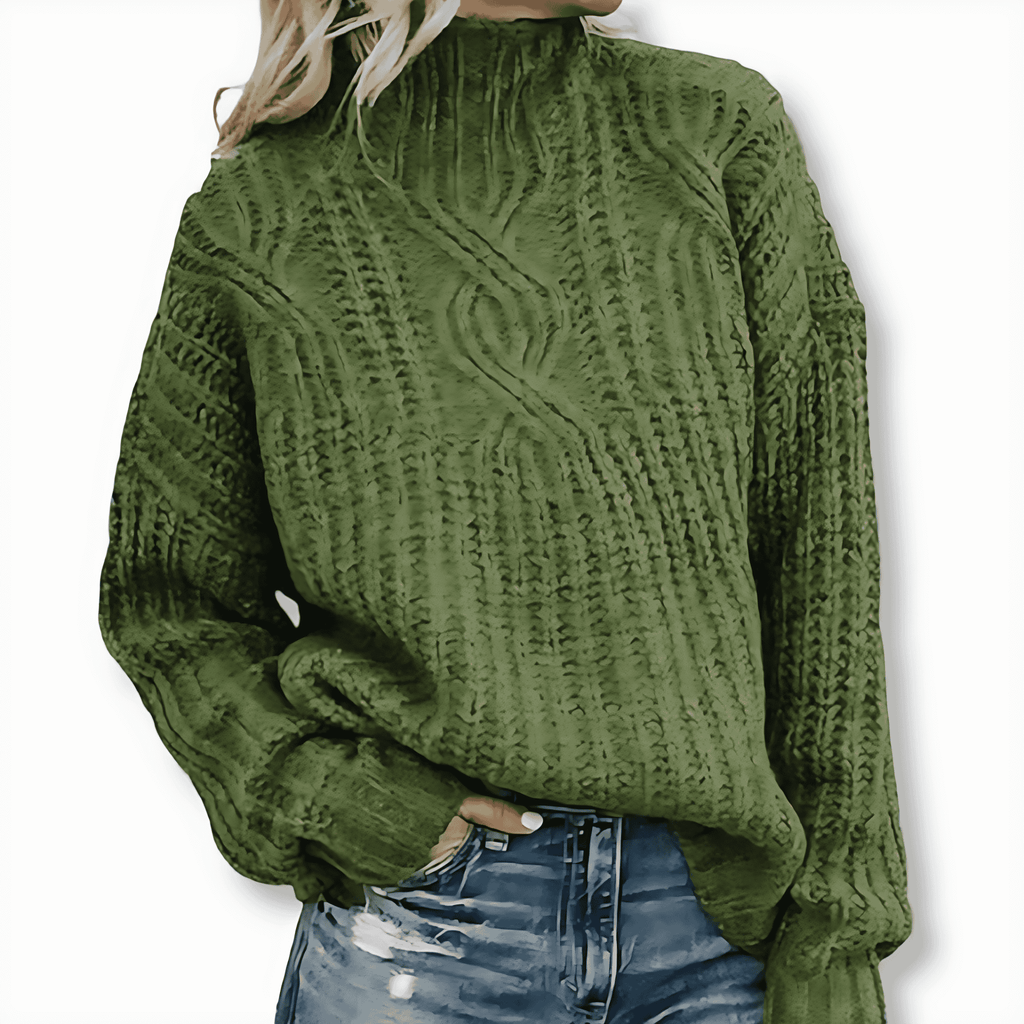 Rosgrove | Women - Oversized Jumper - Turtleneck Knit